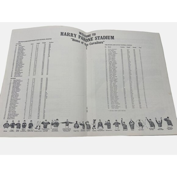 Richland Northeast Cavaliers 1979 & 1980 Football Programs High School Columbia - Picture 9 of 10